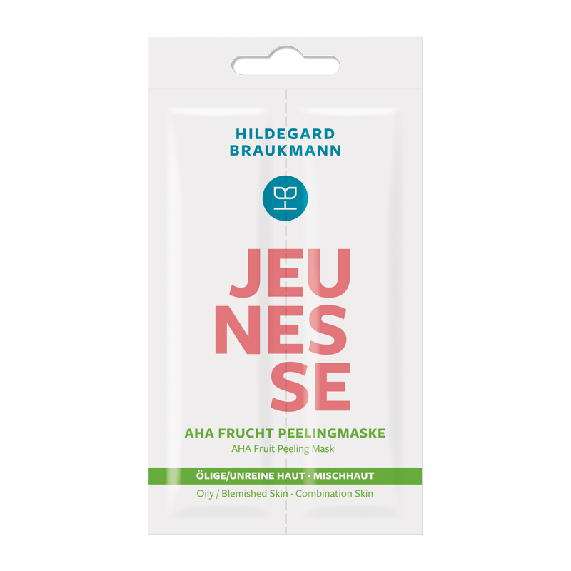Jeunesse, AHA Frucht Peelingmaske Sachet, 2 x 7ml